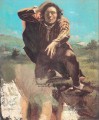 Der hoffnungslose Mann Der Mann machte von Angst Realist Realismus Maler Gustave Courbet